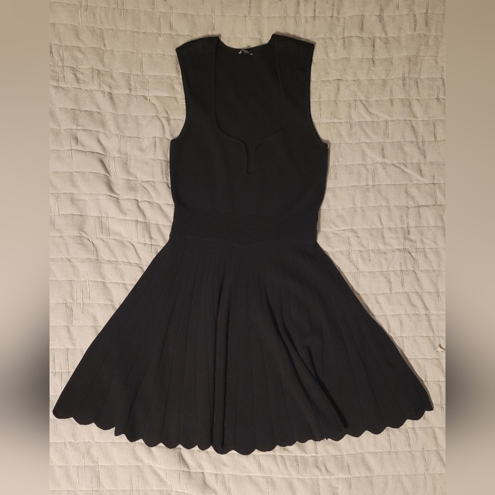 Express Black Body Contour Dress